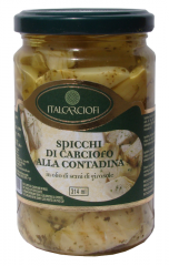 Артишоки жареные целые в масле "ItalCarciofi" (0,28 кг/0,47 кг/314 мл) стекло кор. 12 шт.