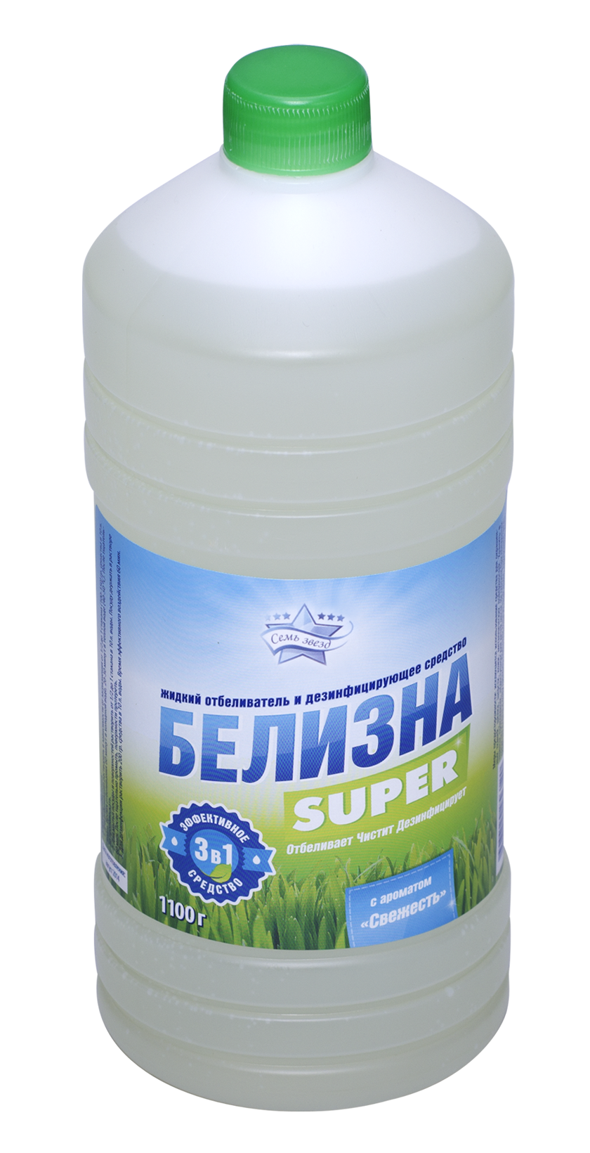 Семь звезд белизна -Супер 1л с ароматом свежести