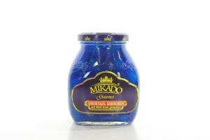 Вишня коктейльная голубая с веточкой MIKADO (314 мл) кор. 12шт.