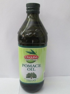 CIN Масло оливковое рафинированное  Pomace oil "Cinquina" 1л/12 шт. ст/б